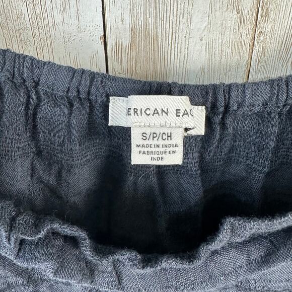 American Eagle Outfitters Tank Top Womens S Black Aztec Tiered‎ Beach Boho Chic - Picture 3 of 4